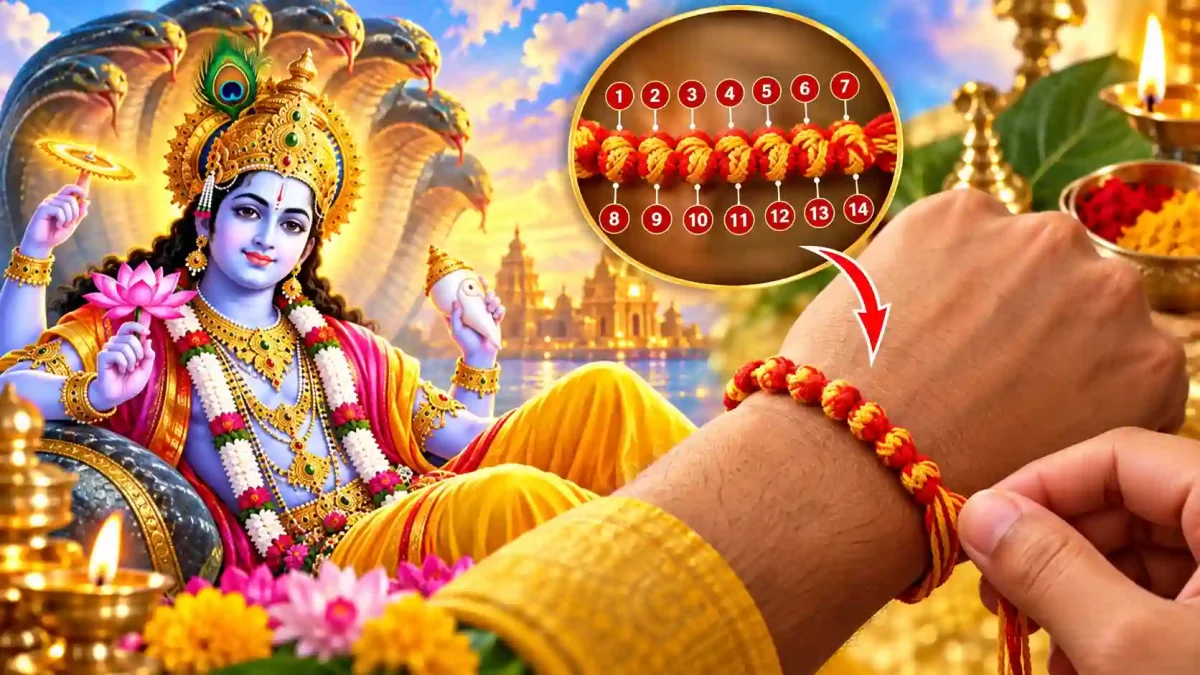 Anant Chaturdashi 2026: अनंत सूत्र की 14 गांठों का रहस्य और भगवान विष्णु से जुड़ा खास महत्व
