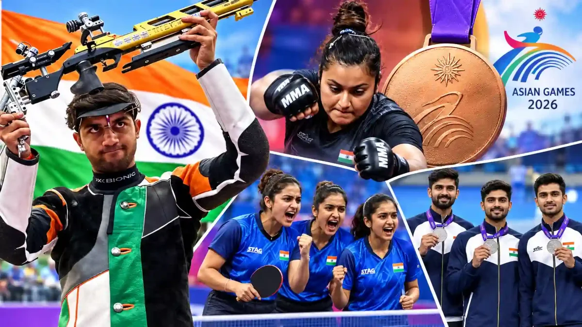 Asian Games 2026: सुचिका तरियाल का ऐतिहासिक ब्रॉन्ज और शूटिंग में चमके भारतीय निशानेबाज