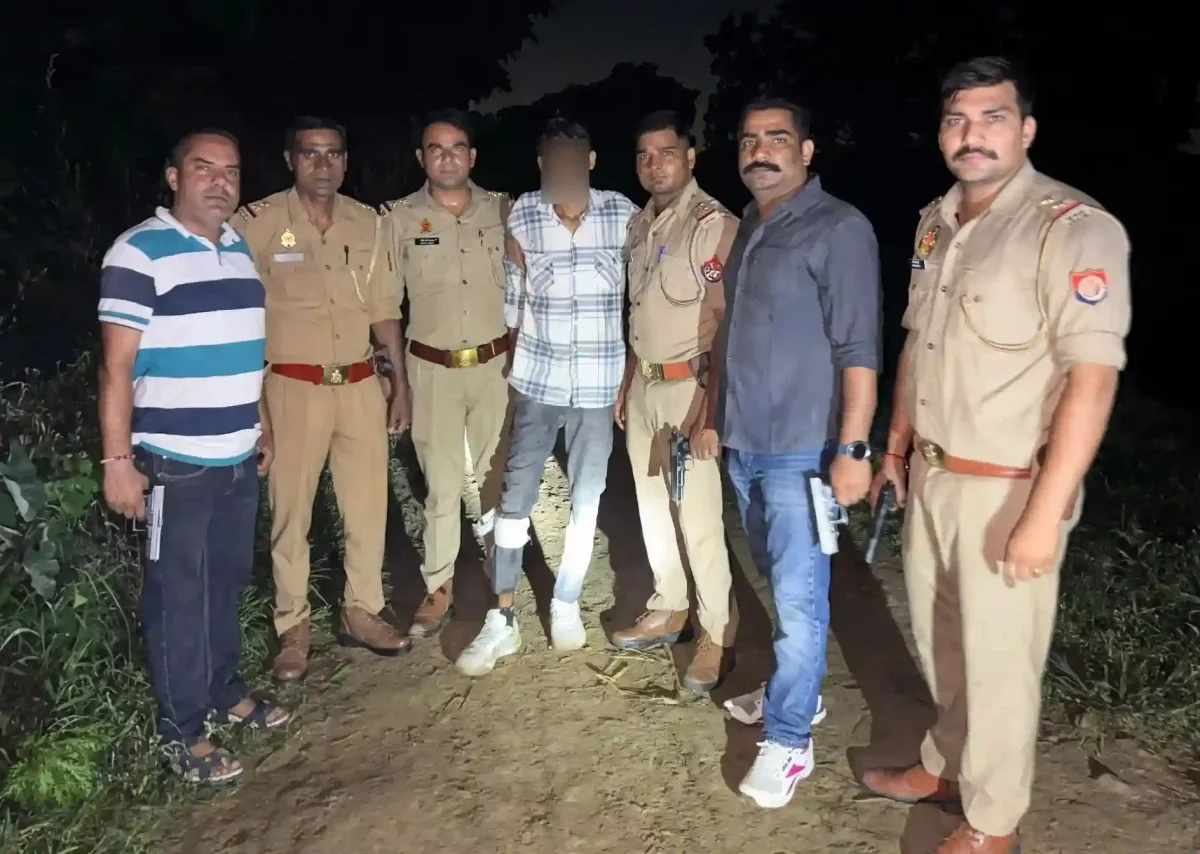 बागपत में पुलिस और बदमाशों के बीच जोरदार मुठभेड़, 25 हजार का इनामी ढेर