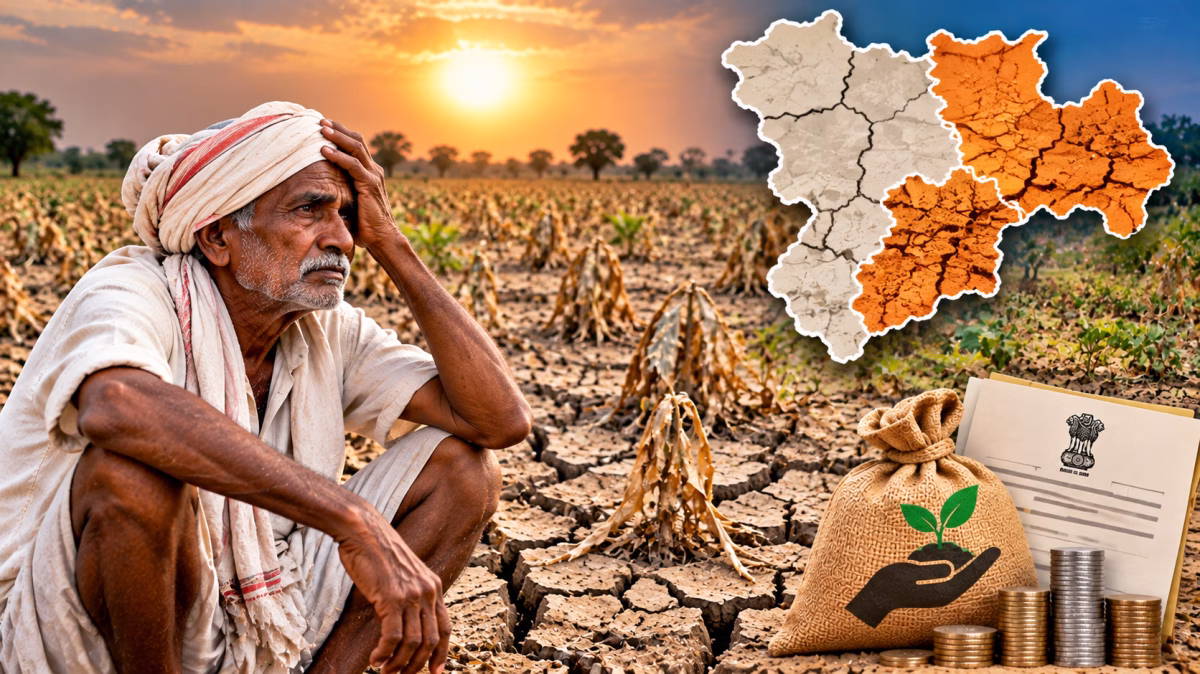 भंडारा जिले में सूखे का संकट: तीन तहसीलें सूखाग्रस्त घोषित, किसानों को राहत का इंतज़ार