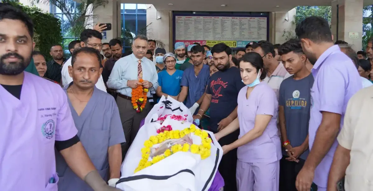 सांसें थमीं पर धड़कन बाकी: जाते-जाते 4 जिंदगियां रोशन कर गया भोपाल का विकास