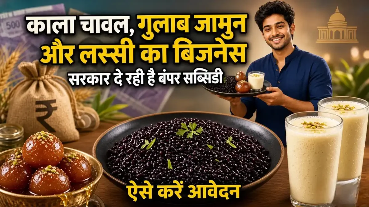 चंदौली में काले चावल, गुलाब जामुन और लस्सी के बिजनेस पर बंपर सब्सिडी, ऐसे करें आवेदन