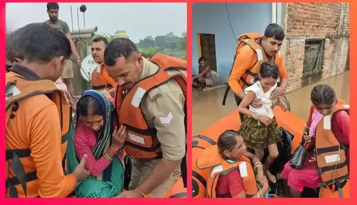 चित्रकूट और गाजीपुर में बाढ़ का कहर, सीएम योगी के निर्देश पर युद्धस्तर पर राहत कार्य