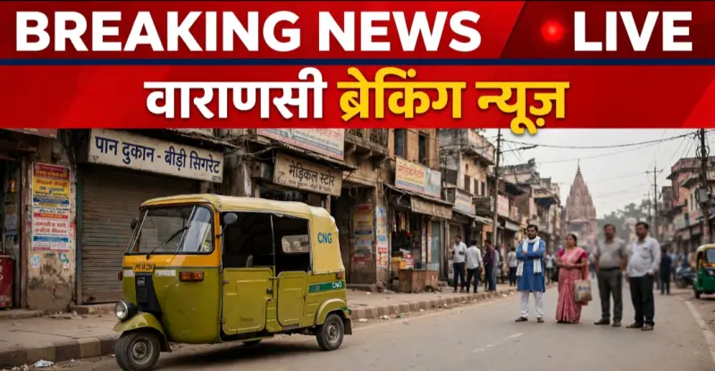 वाराणसी में चलते सीएनजी ऑटो में लगी भीषण आग, मची अफरातफरी