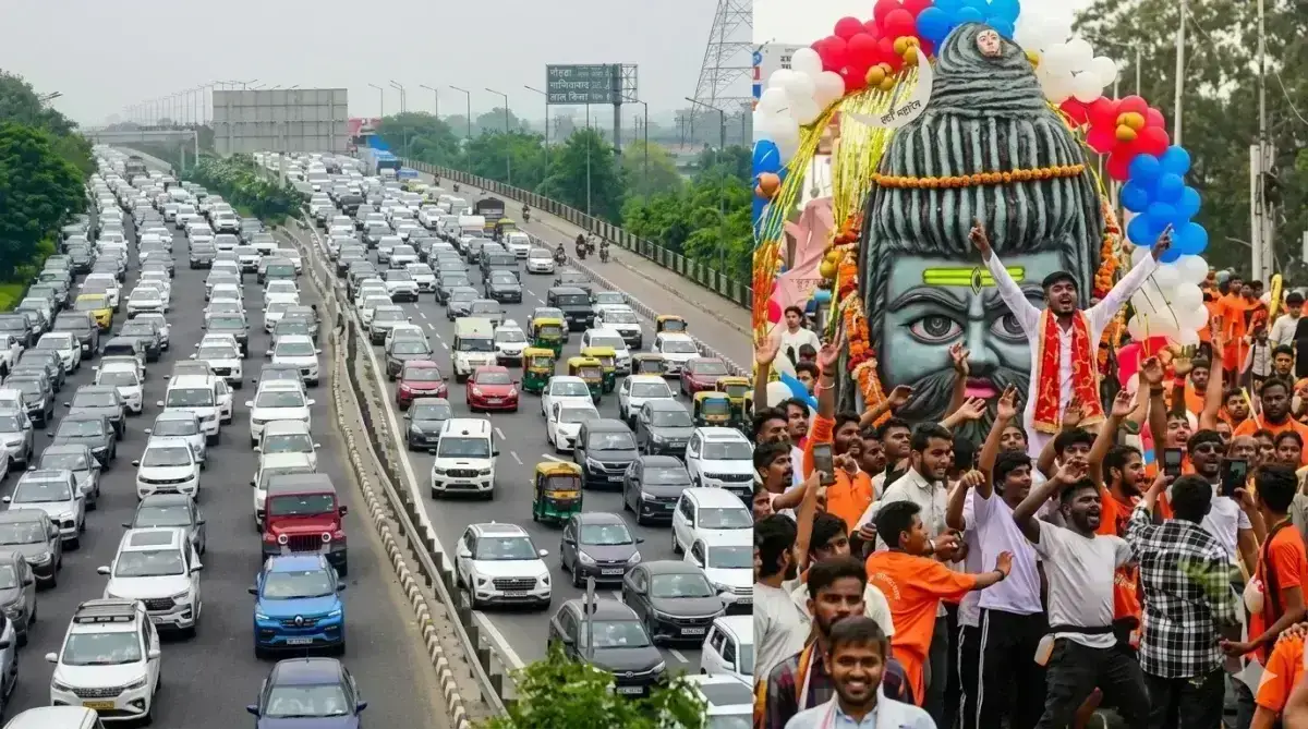 सावन शिवरात्रि पर भारी जाम का अलर्ट: घर से निकलने से पहले चेक करें दिल्ली-नोएडा के ये डायवर्जन