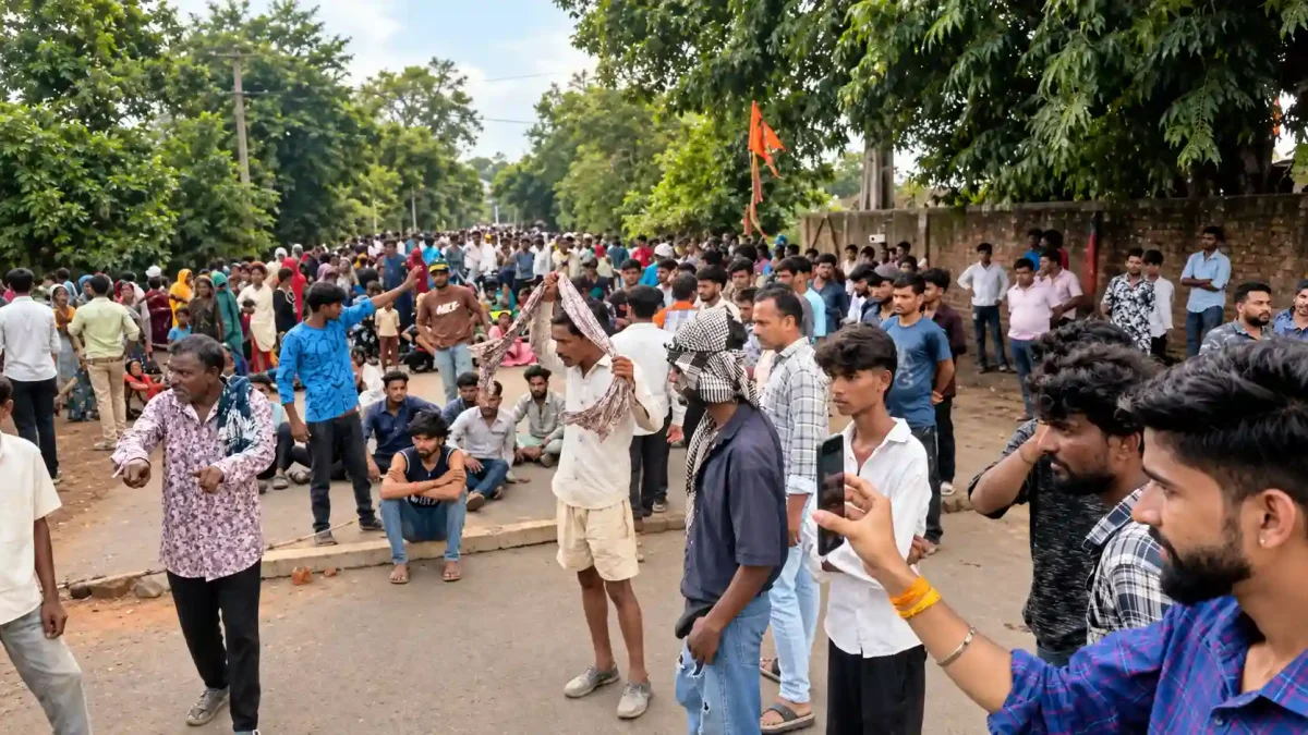 जबलपुर में दिल दहला देने वाली हत्या: न्याय की मांग को लेकर सड़क पर उतरे ग्रामीण