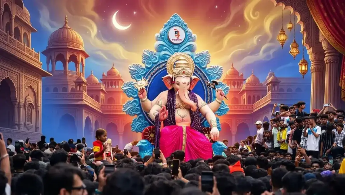 मुंबई में गणेश आगमन पर मातम: भारी मूर्ति गिरने से दो की दर्दनाक मौत, पांच घायल
