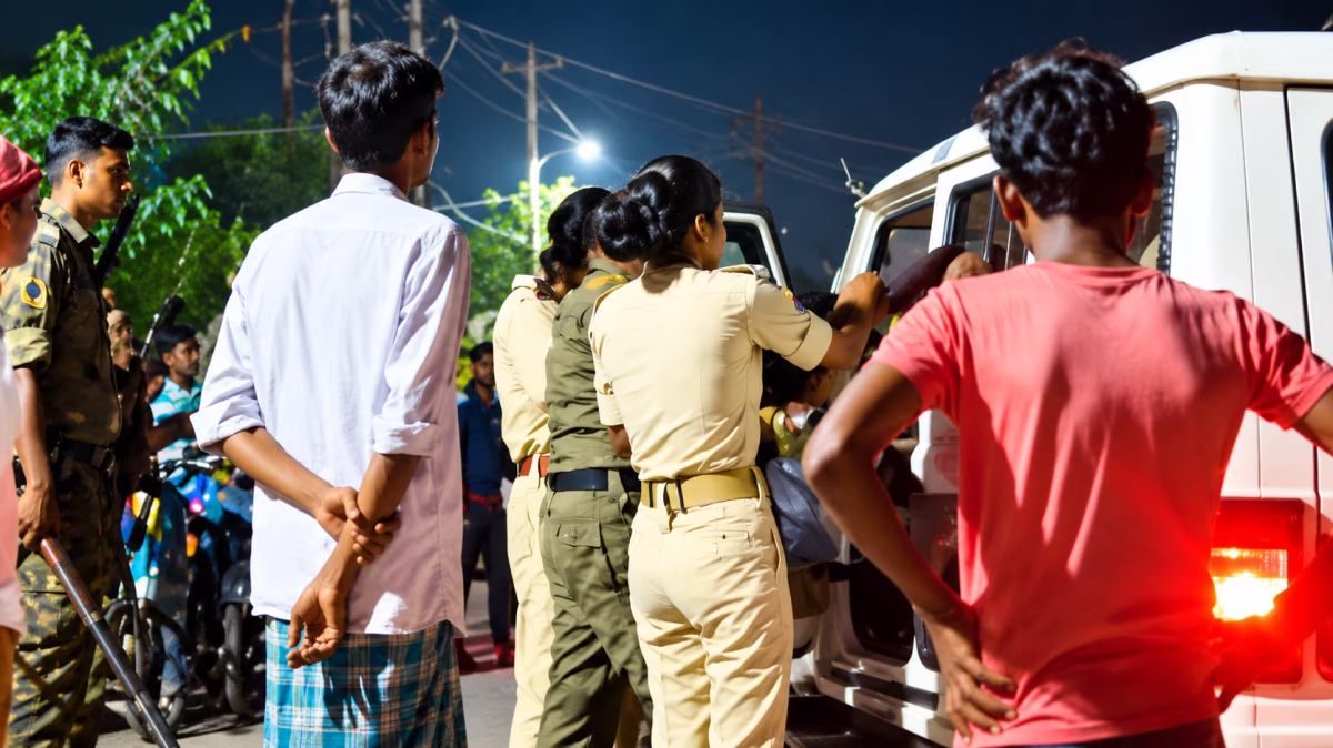 मुजफ्फरपुर पुलिस की बर्बरता: महिला को बाल पकड़कर घसीटा और बेरहमी से पीटा, वीडियो वायरल
