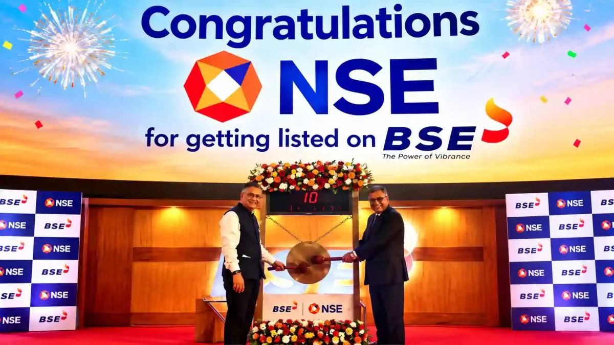 NSE की शेयर बाजार में धमाकेदार एंट्री, दस साल के इंतजार के बाद 48 अरब डॉलर हुआ वैल्यूएशन