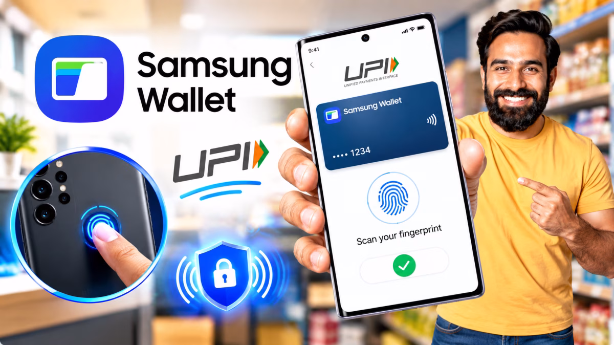 Samsung Wallet UPI: बिना पिन सिर्फ फिंगरप्रिंट से होगा ₹10000 तक का पेमेंट