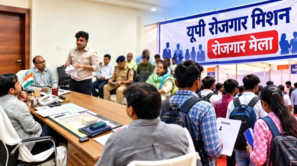 यूपी रोजगार मिशन: चकिया में लगेगा पहला मेगा जॉब फेयर, युवाओं के लिए सुनहरी मौका
