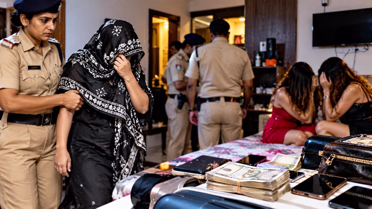 वर्धा के एक फ्लैट में चल रहा था देह व्यापार का काला खेल, पुलिस ने ऐसे बिछाया जाल